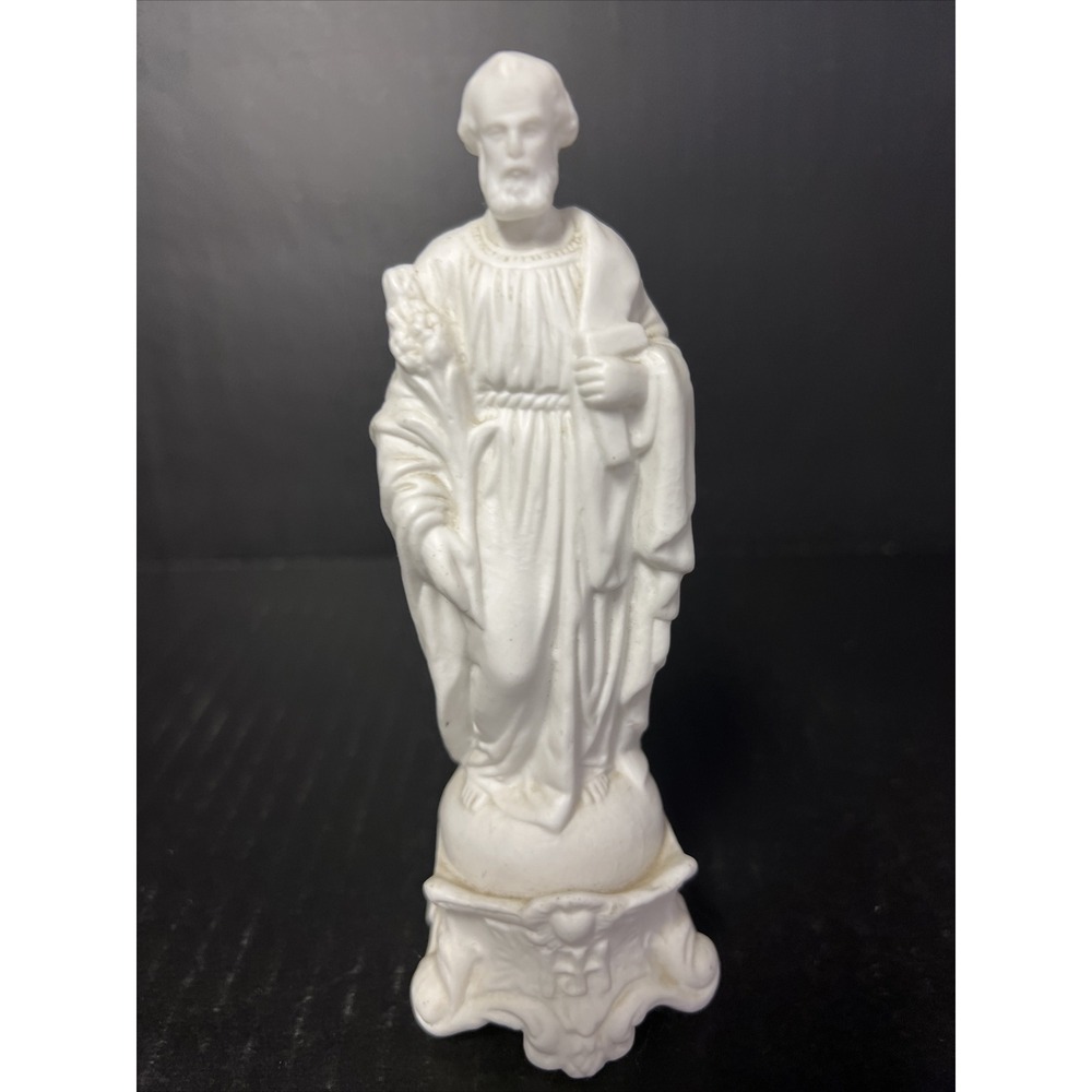 ANTIQUE MAUGER &AMP French Saint Joseph Statue 14